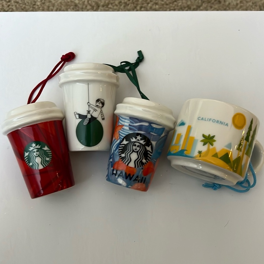 Starbucks holiday ornaments